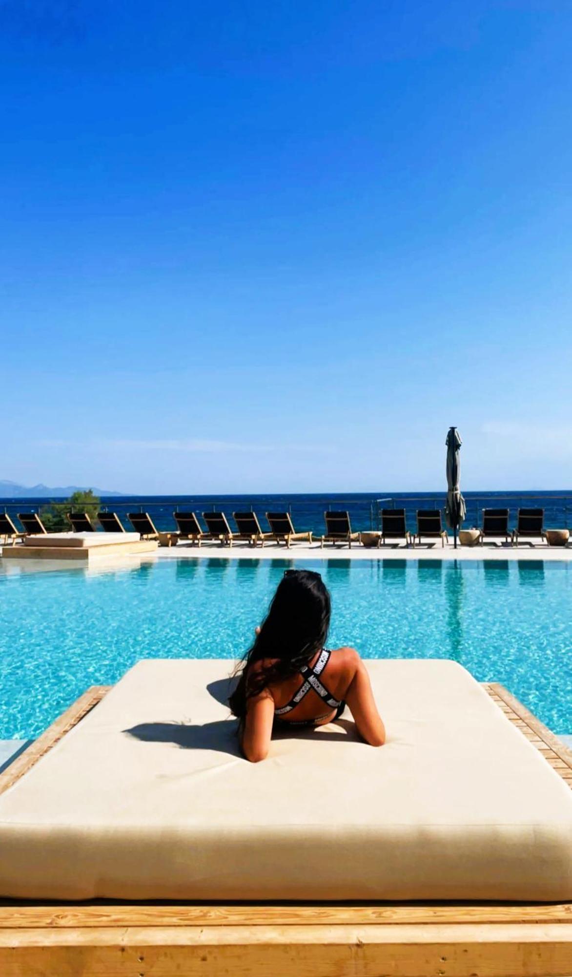Tsamis Zante Suites (Adults Only) Psarou  Exterior foto A pool in Greece