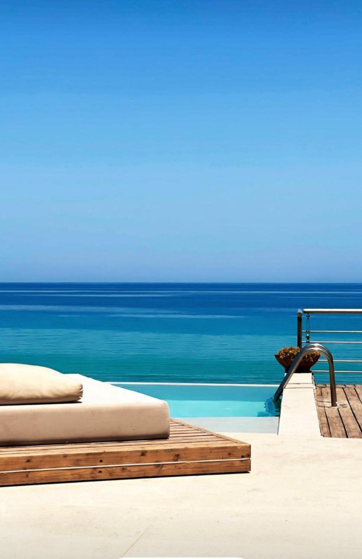 Tsamis Zante Suites (Adults Only) Psarou  Exterior foto View from the pool